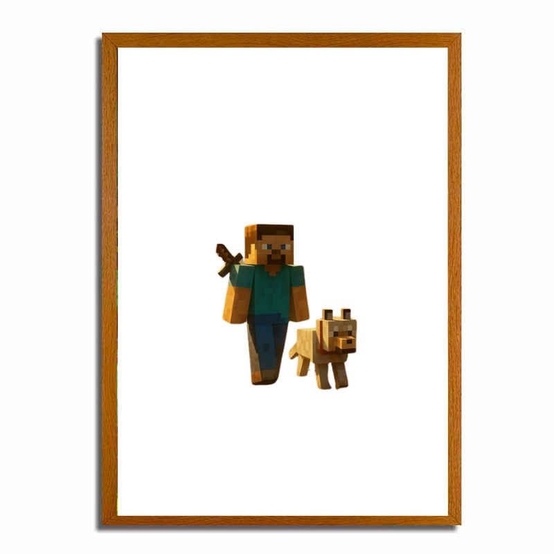 Pintura de luz LED de Minecraft