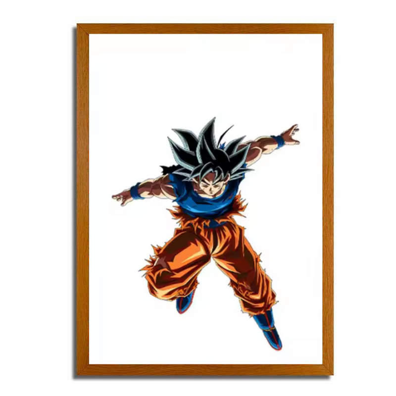 Pintura de luz LED de Dragón Ball - ultra instinto