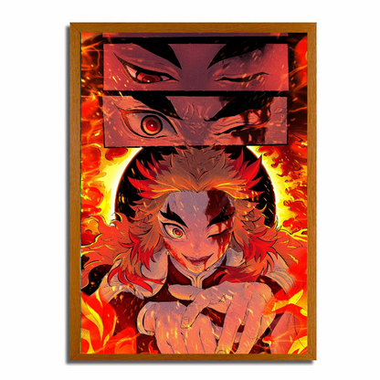 Pintura de luz LED de Demon Slayers