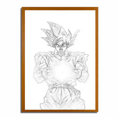 Pintura de luz LED de Dragón Ball - Kamehameha