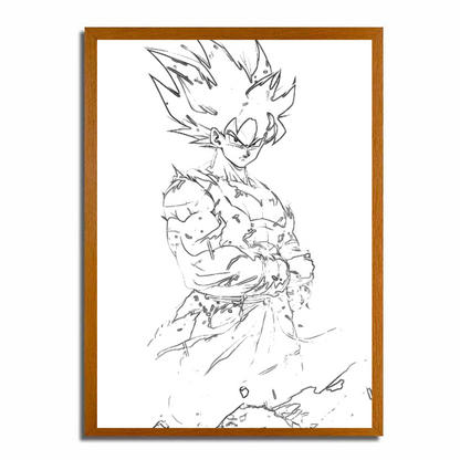 Pintura de luz LED de Dragón Ball - Goku