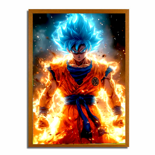 Pintura de luz LED de Dragón Ball - Blue