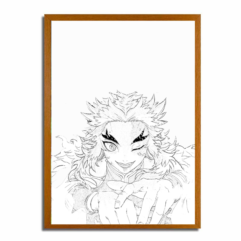 Pintura de luz LED de Demon Slayers