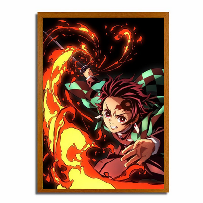 Pintura de luz LED de Demon Slayers 01
